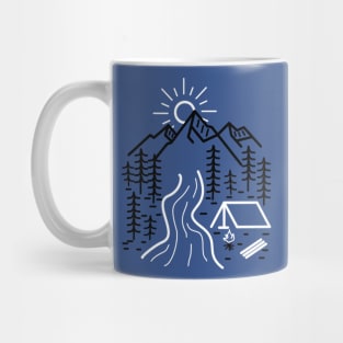 mountain camp Mug